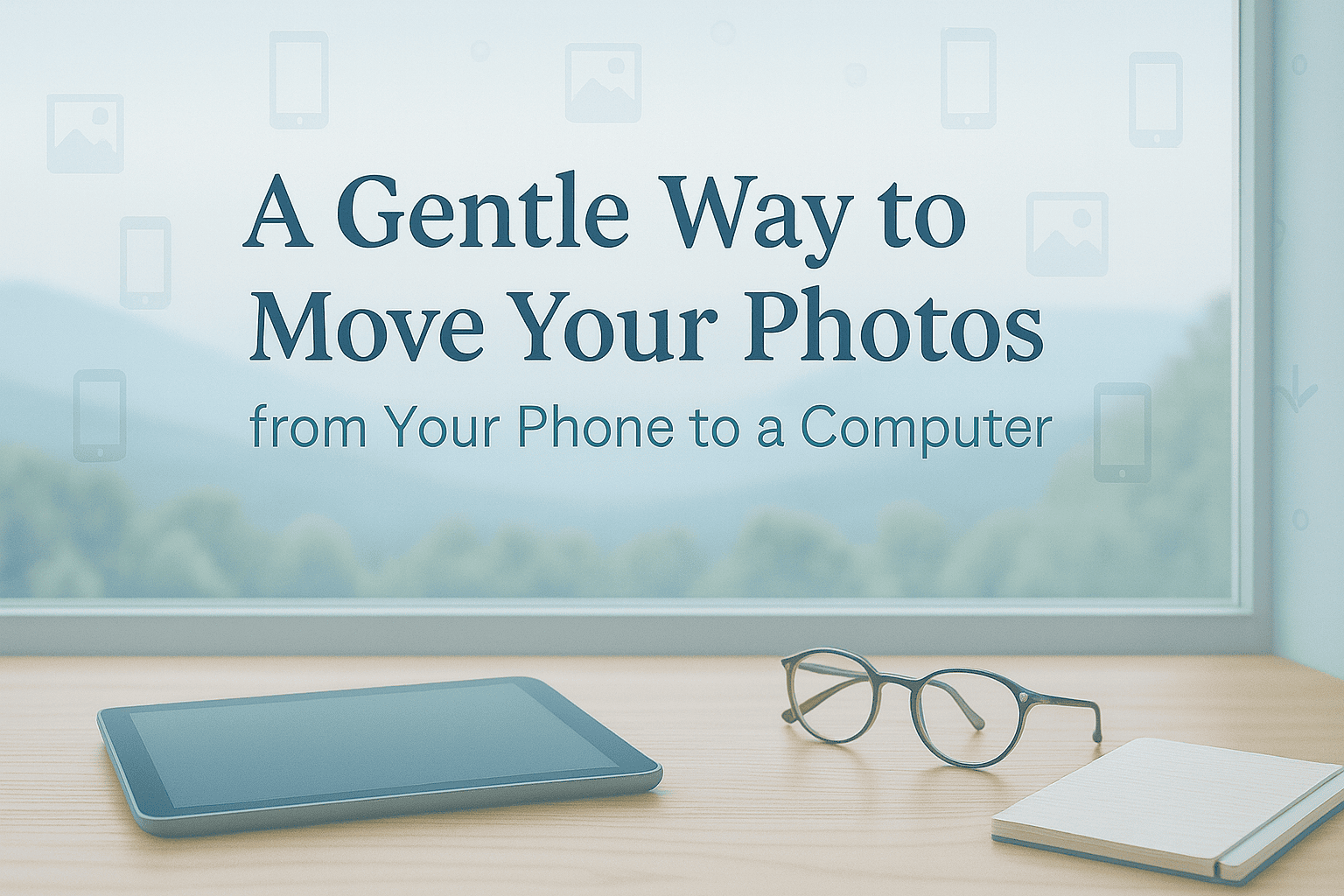 A Gentle Way to Move your Photos from Your Phone to a Computer